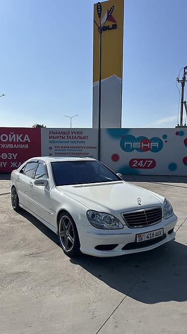 x3 bmw: Mercedes-Benz S-class AMG: 2003 г., 5.5 л, Автомат, Бензин, Седан — 1