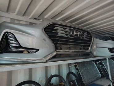 Капоты и комплектующие: Бампер Передний Hyundai, Б/у, Оригинал