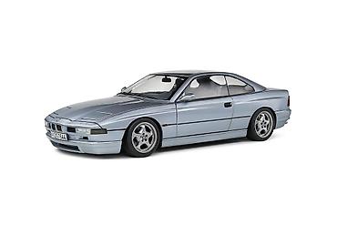 srebrnjak 1: BMW 850 (E31) CSi – 1992 – Arktissilber Metallic – 1:18 – Solido — 1