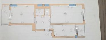29: 2 комнаты, 70 м², Джал-29 Элитка, 3 этаж, Евроремонт — 2
