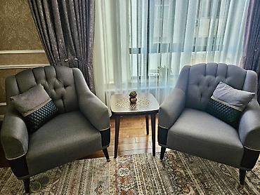 riad mebel: Doğtaş Qonaq otağı dəsti – 1 divan + 2 kreslo İdeal vəziyyətdədir — 1