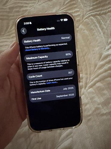 нашел айфон: IPhone 17 Pro, Б/у, 256 ГБ, Оранжевый, 90 % — 5