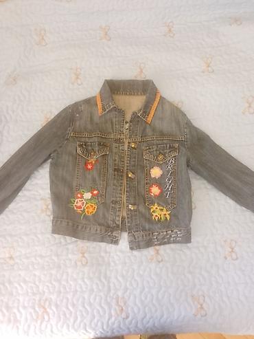 ust: Джинсовая куртка - Material: klassik denim (cins)э́ - Rəng: boz-mavi — 1