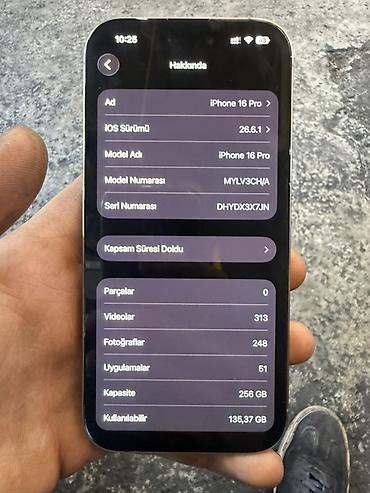 iphone i: IPhone 16 Pro, 256 GB, Desert Titanium, Face ID — 1