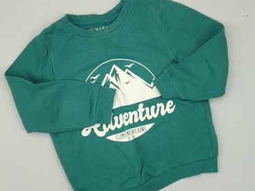 bluzka z haftem reserved: Sweatshirt, Primark, 4-5 years, 104-110 cm, condition - Fair