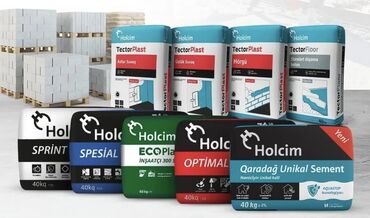 sement: Holcim tikinti qarışıqları və sement məhsulları. 📢 Yüksək keyfiyyətli