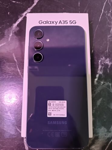 samsun s3: Samsung Galaxy A35, 256 GB, rəng - Göy