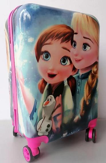 ljuba lukic deca: Dečji kofer na točkiće – motiv inspirisan crtaćem Frozen - Tvrda — 6