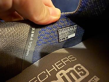 Мужская обувь: Skechers GOwalk Hands Free Slip-ins kişi idman ayaqqabısı - Model — 4