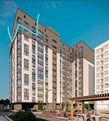 12: 3 комнаты, 73 м², Кок-Жар ж/м Индивидуалка, 12 этаж, ПСО (под самоотделку) — 5