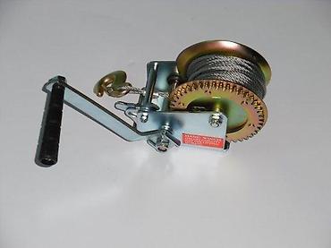 Dizalice: Ručni vitlo sa sajlom i kukom - Tip: mehanički ručni vitlo sa — 8