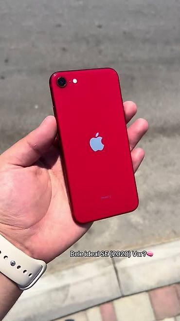 ıphone se 2020: IPhone SE 2020, 64 GB, Qırmızı, Simsiz şarj — 1