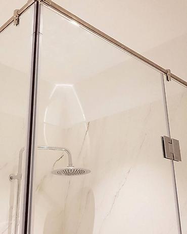 Душевые кабины: Угловая душевая перегородка, для многих именно она является — 6