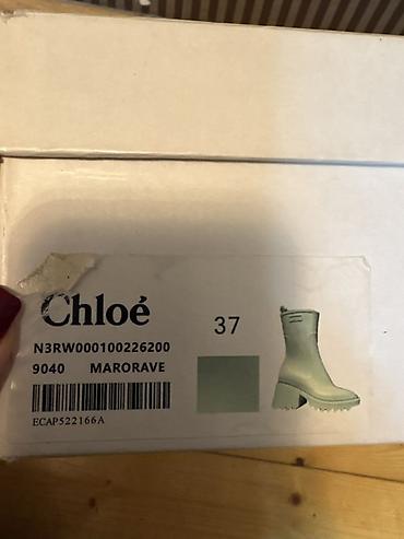 Çəkmələr: Chloé markalı qadın rezin çəkmə. Orginaldir.Dubaydan alinib.Model qısa — 3