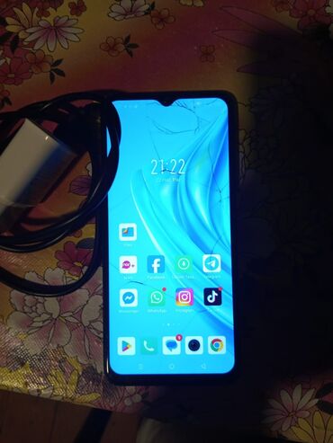 сотовый телефон fly ff244 grey: Infinix HOT 30i, 128 GB, rəng - Mavi, Sensor