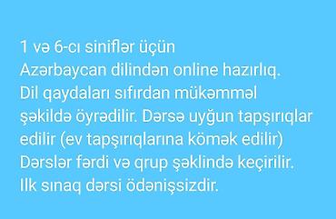 müəllim 252 nomreli mekteb muellimleri: Repetitor, Azərbaycan dili — 1