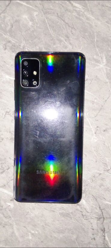 soyuducu işlenmiş: Samsung Galaxy A51, 64 GB, rəng - Qara, Barmaq izi, Face ID