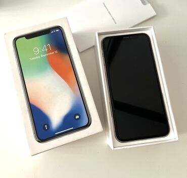 iphone 6 64 гб цена: IPhone X, Колдонулган, 64 ГБ, Күмүш, Коргоочу айнек, Куту, 100 %