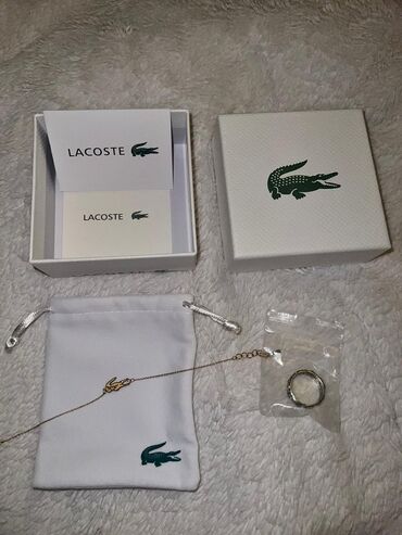 Narukvice: Lančana narukvica, Lacoste, Materijal: Hirurški čelik — 7