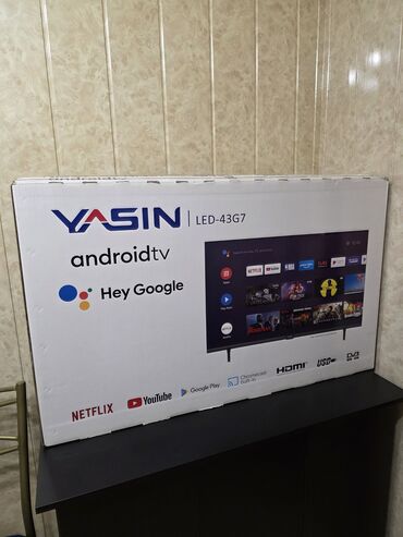 Телевизоры: YASIN LED- 43G7 
Телевизор в отличном состоянии