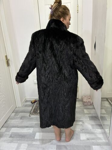 женские шубы турецкого производства: Kürk, One size, rəng - Qara