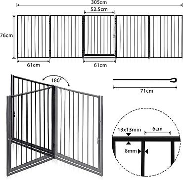 Oprema za kućne ljubimce: Metalna zaštitna pregrada/ograda za kućne ljubimce ili kamin. - — 9