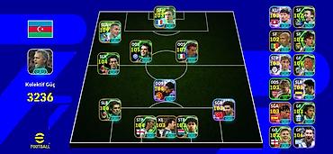 Спорт и хобби: EFootball hesabı – güclü heyət və menecer kolleksiyası 2 dənə 109 kart — 1