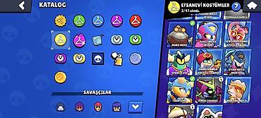 zeng ucun gitara: Brawl Stars hesabı – inkişaf etmiş profil və zəngin kolleksiya - Kupa — 5