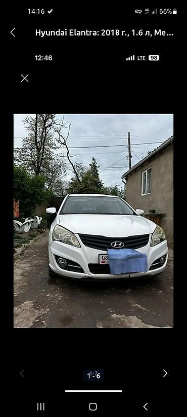 e klass: Hyundai Elantra: 2018 г., 1.6 л, Механика, Газ, Седан — 1