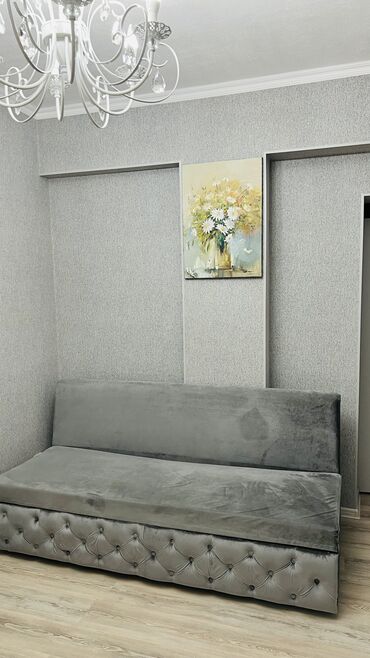 мебель в беловодске: Диван-кровать, цвет - Серый, Б/у