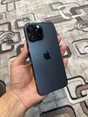 Apple iPhone: IPhone 14 Pro Max, Б/у, 128 ГБ, Black Titanium, Защитное стекло, Чехол, 85 %