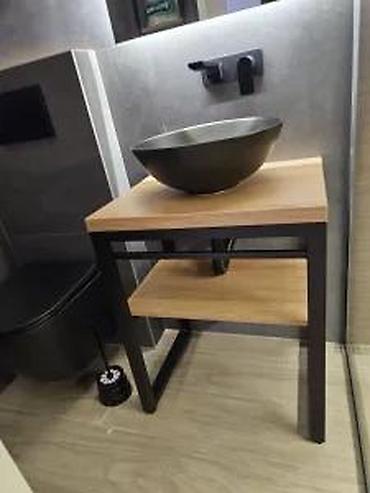 aluminijumske table: POLICA ZA LAVABO IZRADA PO MERI LUX662 | Kontakt telefon 06******** — 3