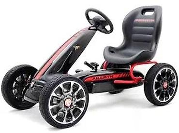 avion igracka za decu: Pedalni go-kart Abarth – sportski dizajn za aktivnu vožnju dece - — 8