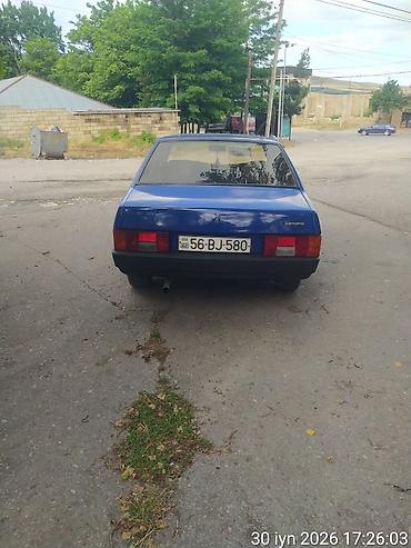 опель зафира а: VAZ 21099 sedan – mavi rəngli mator karopka qranat idyal vəziyyətdə — 7