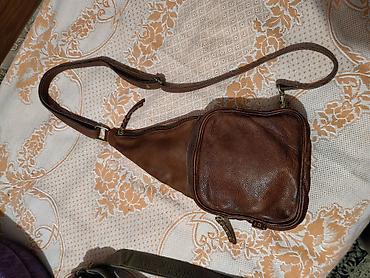 Поясные сумки, бананки: Сумка из натуральной телячьей кожи,цвет коричневый,"Арт Винтаж" сумка — 6
