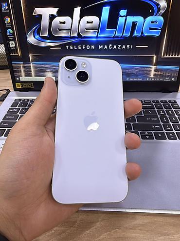 IPhone 15, 128 GB, Mavi, Zəmanət, Kredit, Simsiz şarj