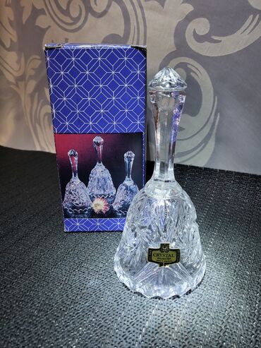 Ostalo posuđe: Zvono novo kristal Zajecar Jugoslavija 70te. Zvono,novo,sve na njemu — 1