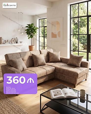 Künc divan – Konforto - Ölçülər: 200 × 200 sm - Mexanizm: açılan lalafo.az -da Künc divan – Konforto - Ölçülər: 200 × 200 sm - Mexanizm: açılan