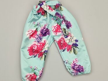 materiał na bluzkę: Niemowlęce spodnie materiałowe, 3-6 m, 62-68 cm, stan - Dobry