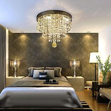 cilciraq: Çılçıraq, 10 və daha çox lampa, Xrustal — 5