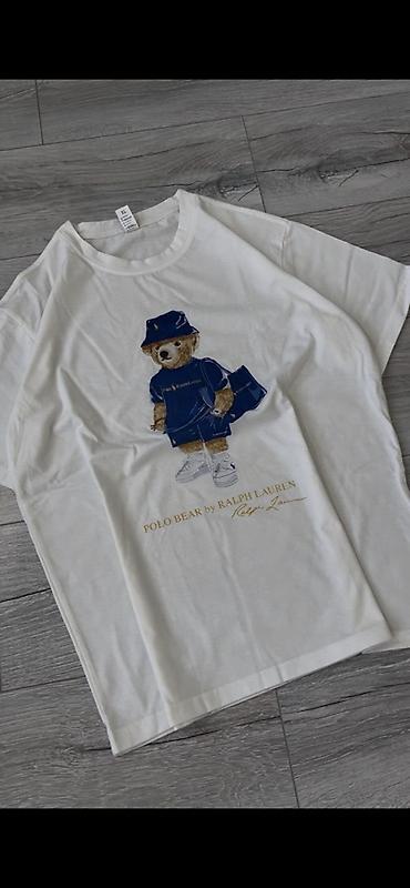 coco chanel: Мужская футболка, XL, M, L, Polo Ralph Lauren, Новый, цвет - Белый, Бесплатная доставка — 2