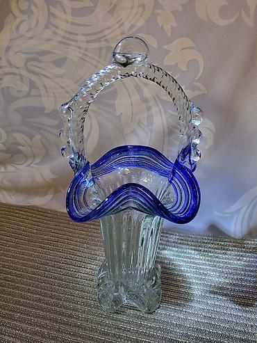 Figure: Murano nova korpa,rucni rad iz 70ih godina. Murano korpa duvano na lalafo.rs — 7 Figure: Murano nova korpa,rucni rad iz 70ih godina. Murano korpa duvano — 7