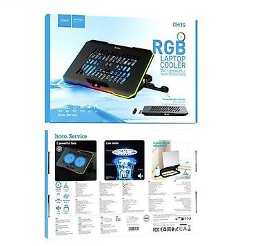 17 max: Охлаждающая подставка для ноутбука Hoco DH19 RGB - Совместимость — 9