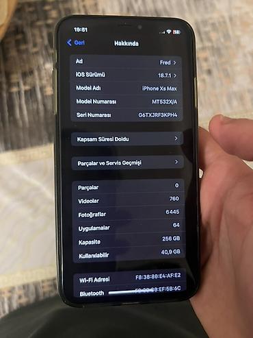 Mobil telefonlar: IPhone Xs, Qara, Qırıq — 5