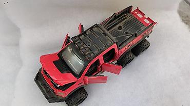 Искусство и коллекционирование: Металлическая модель внедорожного пикапа 6x6 Ford Raptor открываются — 3