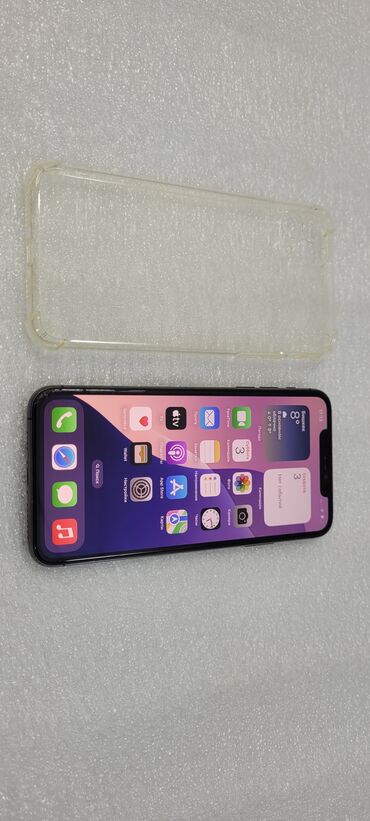 Apple iPhone: IPhone 11 Pro Max, Б/у, 64 ГБ, Черный, Чехол, 79 % — 13