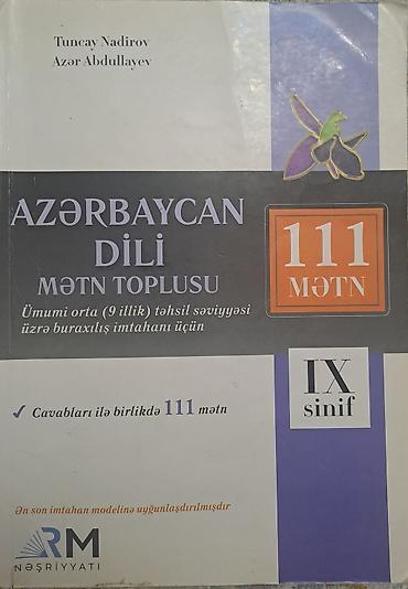 azer qurbanov: Məhsul: “Azərbaycan dili – Mətn toplusu (IX sinif)” Müəlliflər: Tuncay — 1
