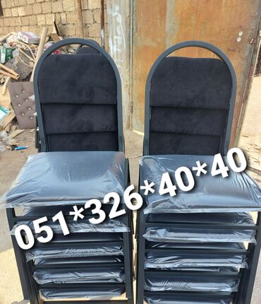 Bağ, çöl oturacaqları: Yeni, Sadə stul, Metal, Azərbaycan — 6