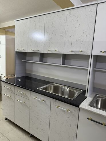 Кухонные гарнитуры: Кухонный гарнитур, Новый, цвет - Белый, Бесплатная доставка — 24