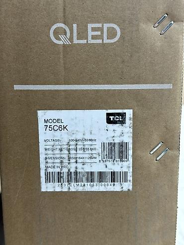 ТВ и видео: TCL 75C6K — 75" QD‑MiniLED QLED телевизор с Google TV Ключевые — 3